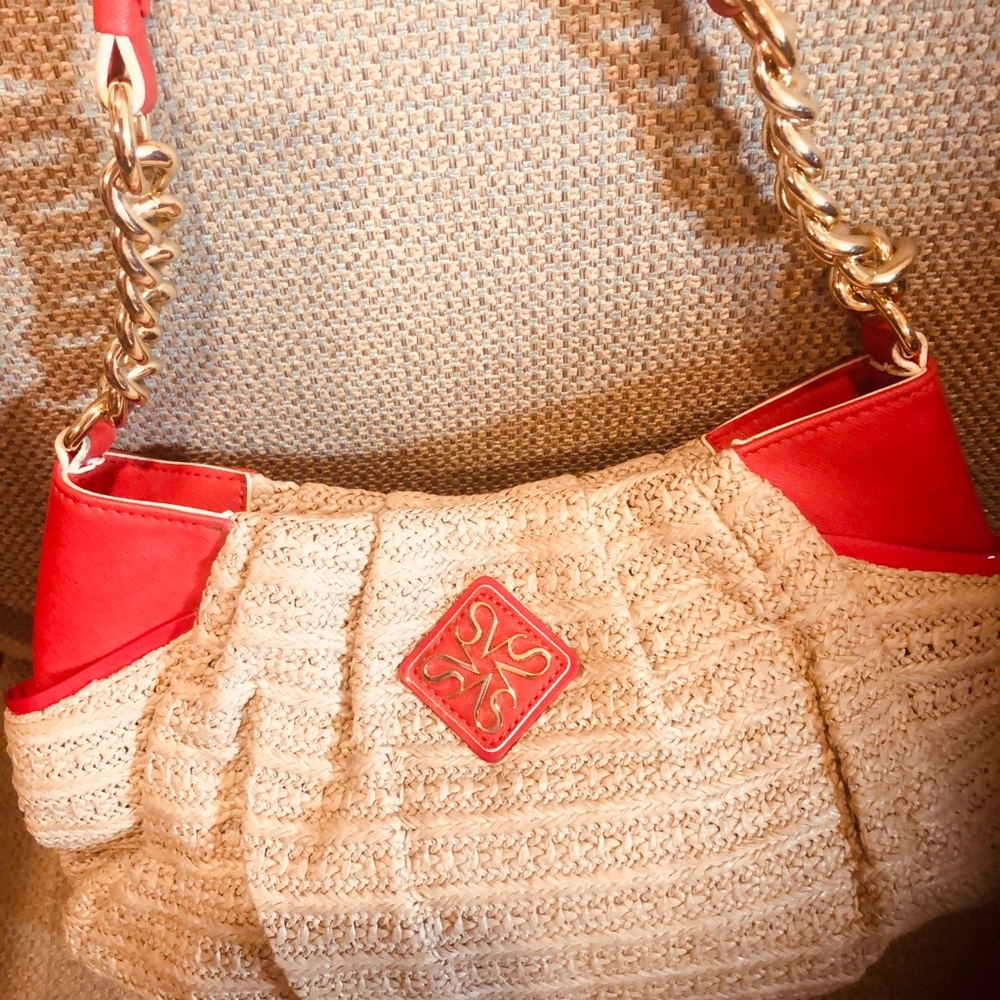 SIMPLY VERA VERA WANG TOTE HANDBAG PURSE NWOT RED